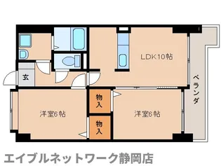 AQUA FORT【503号室】の間取り