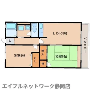 静岡県静岡市駿河区用宗4丁目【アパート】の間取り