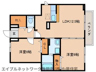 静岡県静岡市駿河区下川原南【アパート】の間取り