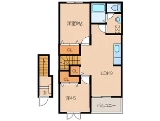ベル・エトワール【2階】の間取り