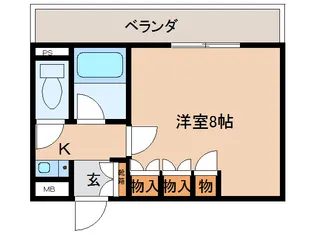 奈良県橿原市土橋町【マンション】の間取り