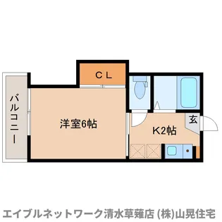 静岡県静岡市葵区瀬名1丁目【マンション】の間取り