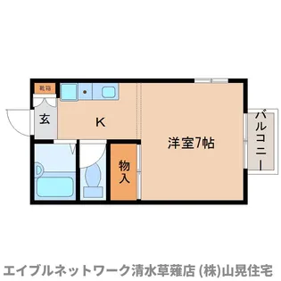 静岡県静岡市駿河区国吉田5丁目【アパート】の間取り