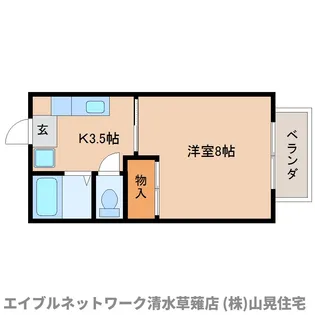 静岡県静岡市駿河区栗原【アパート】の間取り