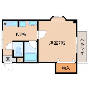 静岡県静岡市駿河区中吉田【マンション】の間取り