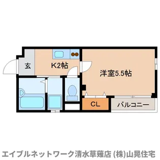 フェアリー谷田【302号室】の間取り