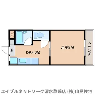 ヒルサイド【303号室】の間取り