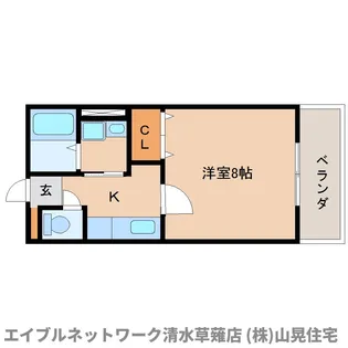 静岡県静岡市清水区鳥坂【アパート】の間取り