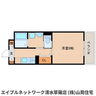 静岡県静岡市清水区長崎新田【アパート】の間取り