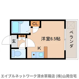 静岡県静岡市清水区長崎南町【マンション】の間取り