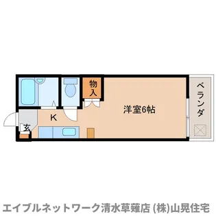 静岡県静岡市清水区長崎南町【マンション】の間取り