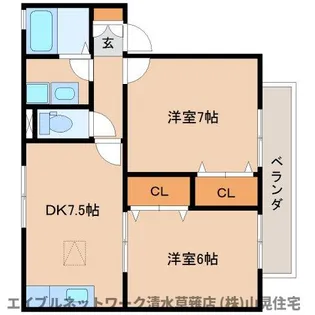 静岡県静岡市清水区半左衛門新田【アパート】の間取り