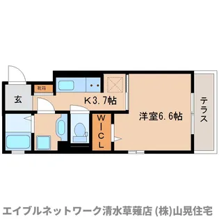 静岡県静岡市清水区谷田【アパート】の間取り