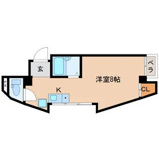 静岡県静岡市清水区谷田【マンション】の間取り