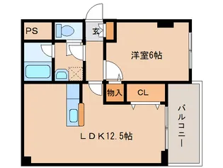 奈良県奈良市芝辻町4丁目【マンション】の間取り