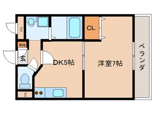 アムール野村Ⅰ【2階】の間取り