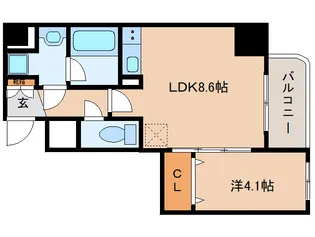 インフィニティ【2階】の間取り