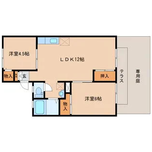 シャトームラキ【1階】の間取り