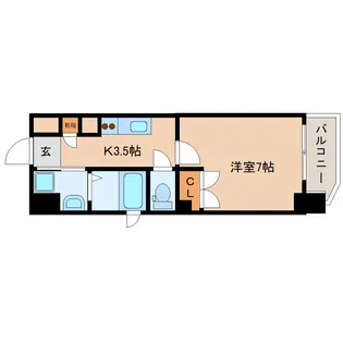 シリウス【705号室】の間取り