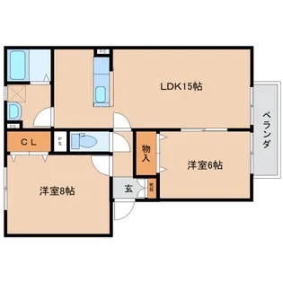 奈良県奈良市南紀寺町1丁目【アパート】の間取り