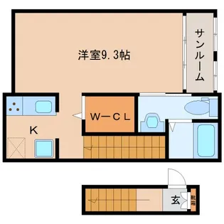 クレール【2階】の間取り