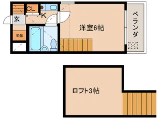 CP21 川之上町【3階】の間取り