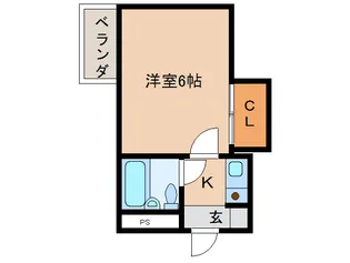 ディアコート奈良【2階】の間取り