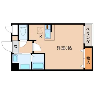 パレット法蓮【2階】の間取り