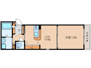 ベルドミール【3階】の間取り