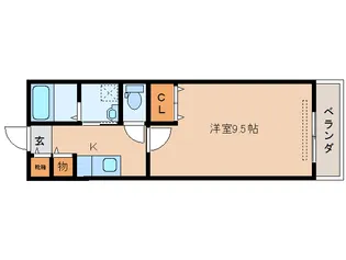 奈良県奈良市北之庄西町1丁目【アパート】の間取り