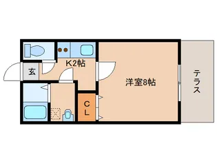 リーフコート【1階】の間取り