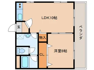 岩田マンション【303号室】の間取り