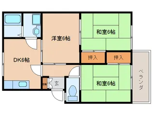 3DKの間取り画像