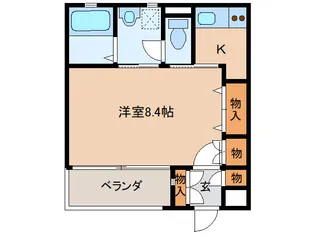 キューブ【2階】の間取り