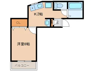 奈良県香芝市関屋【マンション】の間取り