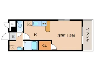 奈良県香芝市狐井【アパート】の間取り
