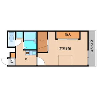 奈良県香芝市下田西4丁目【マンション】の間取り