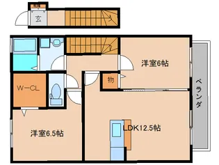 奈良県香芝市北今市5丁目【アパート】の間取り