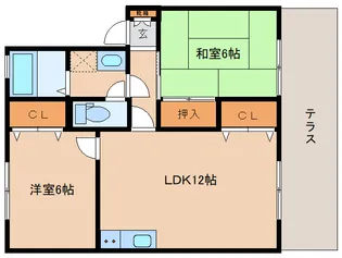 奈良県北葛城郡広陵町馬見北2丁目【アパート】の間取り