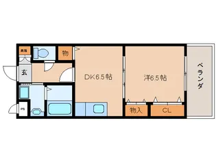 奈良県香芝市狐井【マンション】の間取り