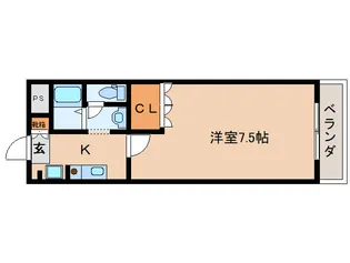 メゾンドグレース【502号室】の間取り