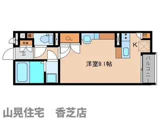 レオネクストノーム【105号室】の間取り