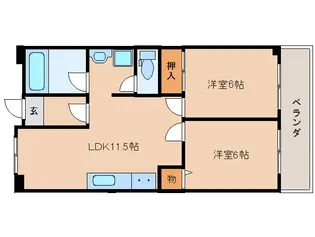 シティコープ新大宮【5階】の間取り