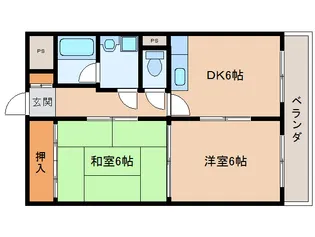 ハイツ中村【3階】の間取り