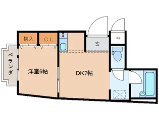 リバーサホ萬【303号室】の間取り