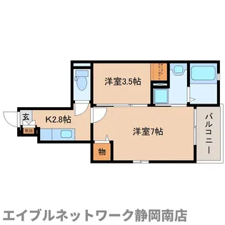 ソラーナⅡ【103号室】の間取り