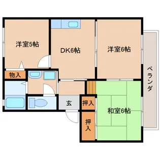 コスモス結崎【2階】の間取り