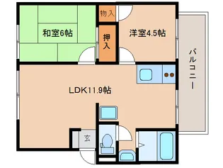 ログメントソファー【2階】の間取り