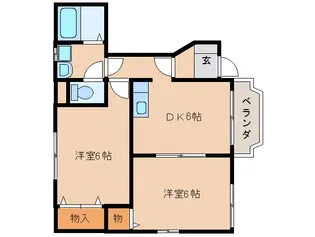 メゾンブローテ【1階】の間取り