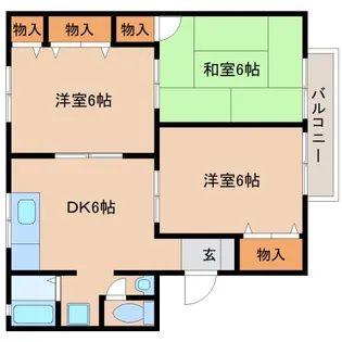 エスポワール【2階】の間取り